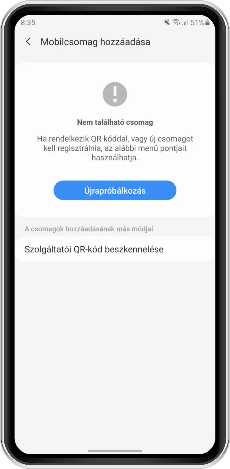 Olvasd
      be a kapott QR kódot!