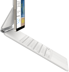 Magic Keyboardhoz csatlakoztatott iPad Air