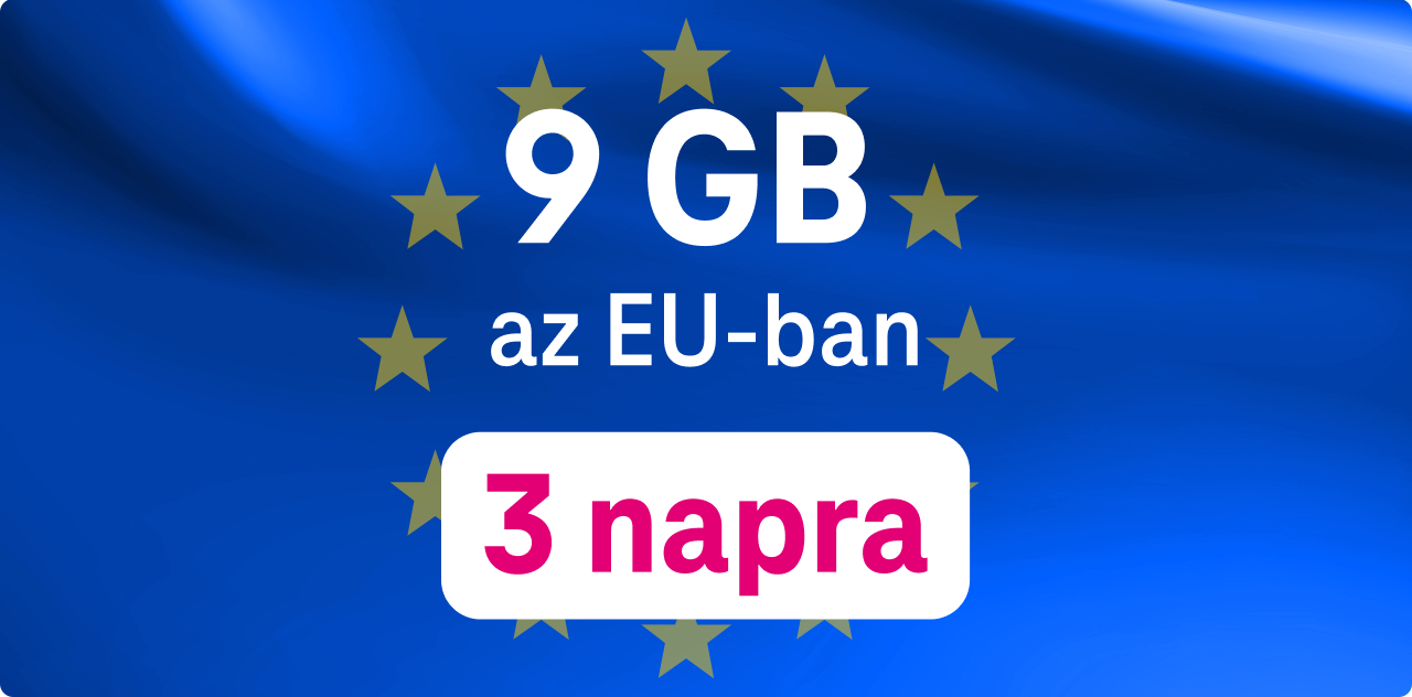 7 GB az EU-ban 3 napra