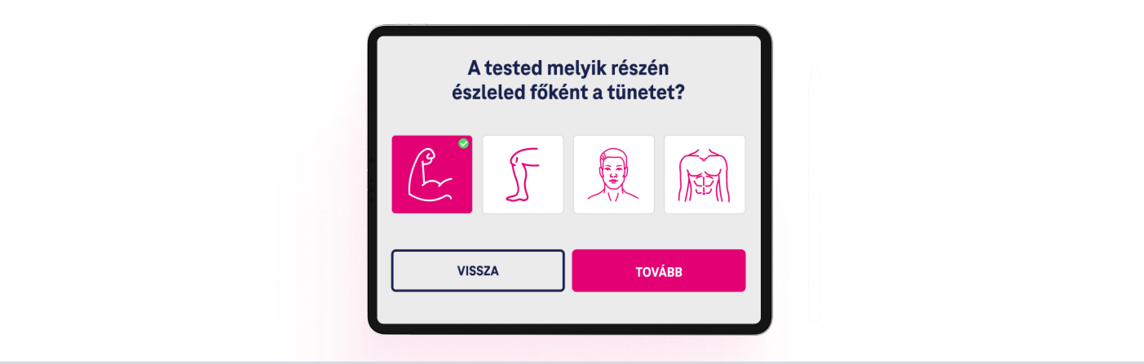 Orvoskereső és időpontfoglaló alkalmazás térképpel és orvoslistával, különböző szakrendelésekkel.