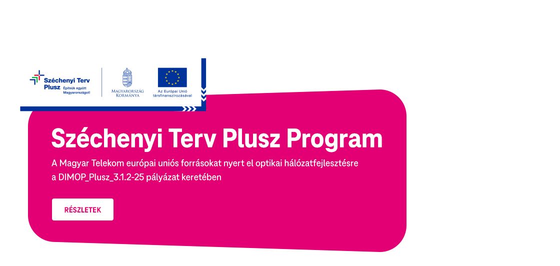 A Magyar Telekom európai uniós forrásokat nyert el optikai hálózatfejlesztésre a DIMOP_Plusz_3.1.2-25 pályázat keretében | Részletek